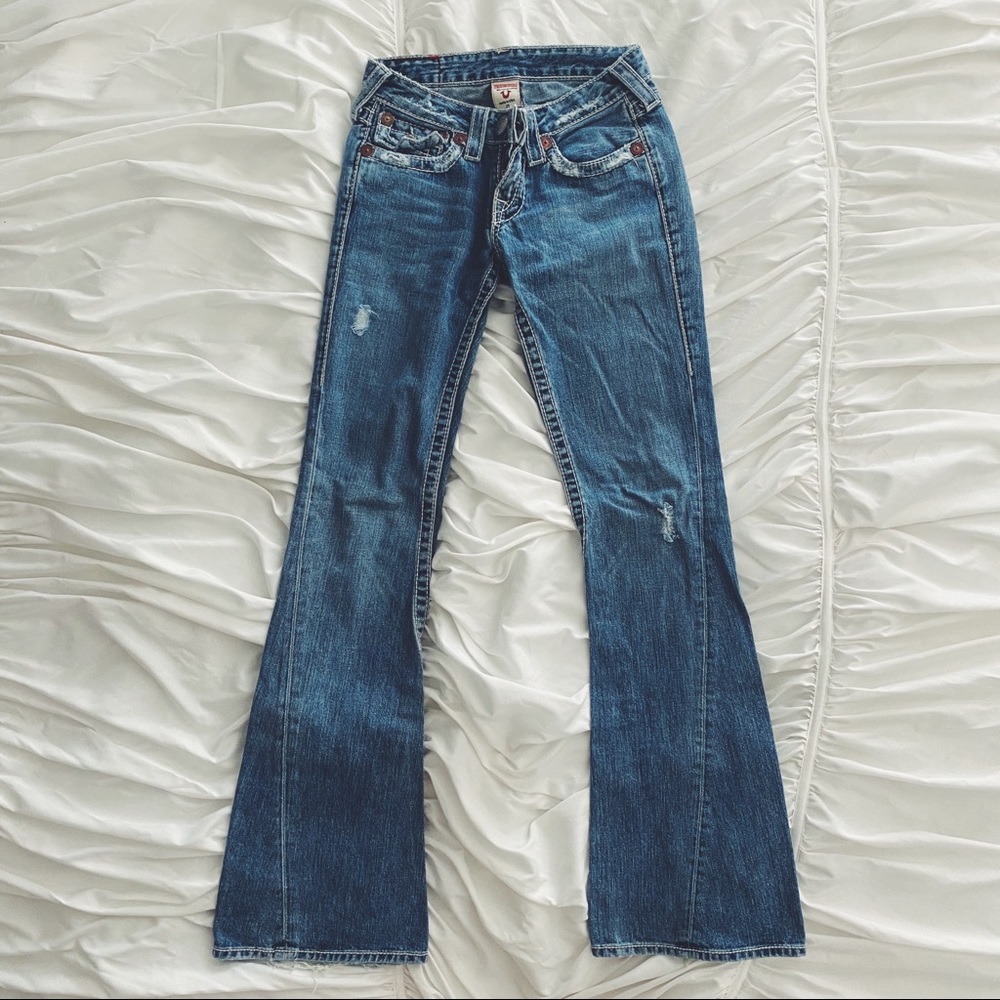 True religion size 25 flare jeans